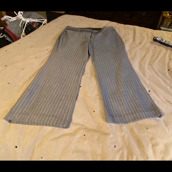 Express Pants - Express Editor Grey herringbone dress pants.